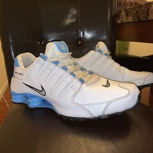 Nike Shox Light Blue & White Sz 13 Men